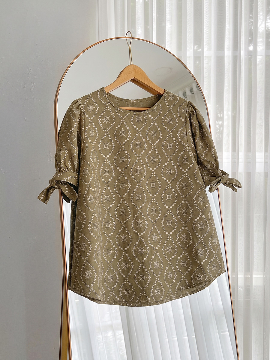 Blusa VITA [Lino bordado]