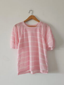 Remera ENA [Flame rayado] - Rosa