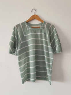 Remera ENA [Flame rayado] - Verde